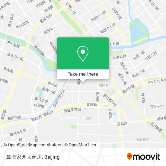 鑫海家园大药房 map