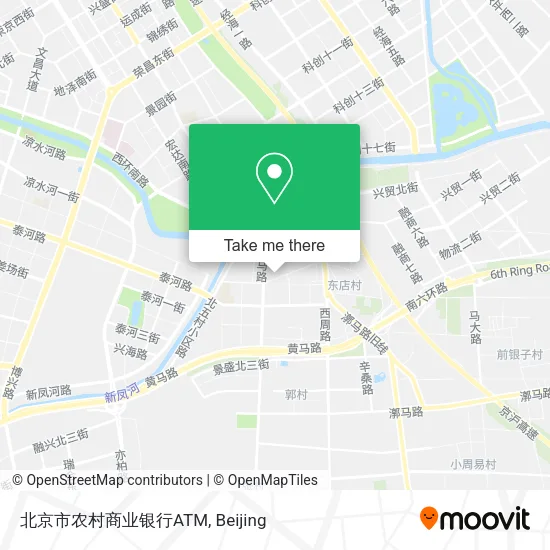 北京市农村商业银行ATM map