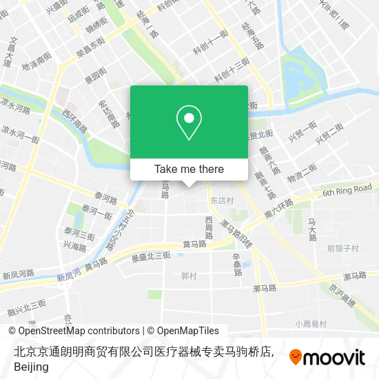 北京京通朗明商贸有限公司医疗器械专卖马驹桥店 map