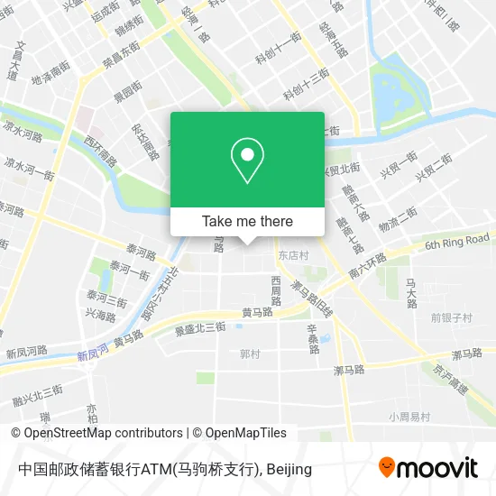 中国邮政储蓄银行ATM(马驹桥支行) map