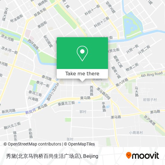 秀黛(北京马驹桥百尚生活广场店) map