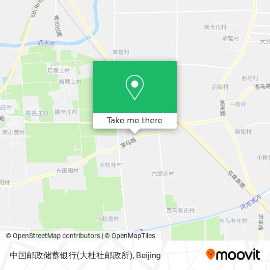 中国邮政储蓄银行(大杜社邮政所) map