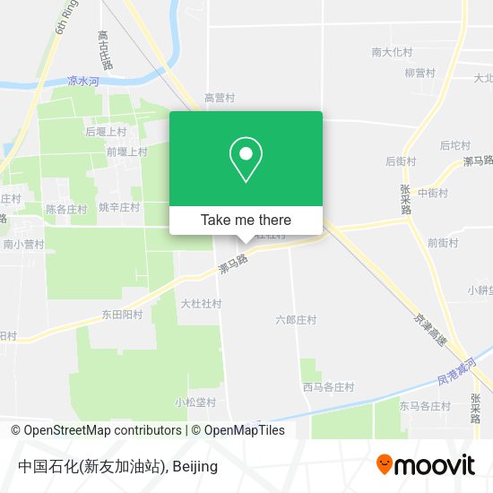 中国石化(新友加油站) map