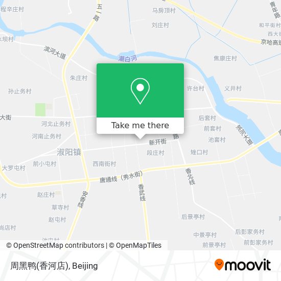 周黑鸭(香河店) map