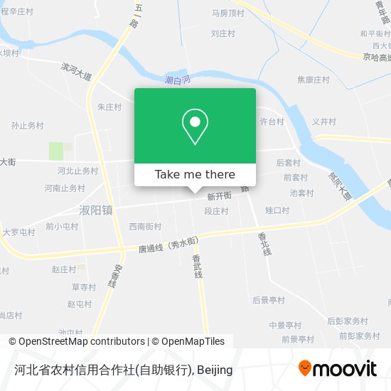 河北省农村信用合作社(自助银行) map
