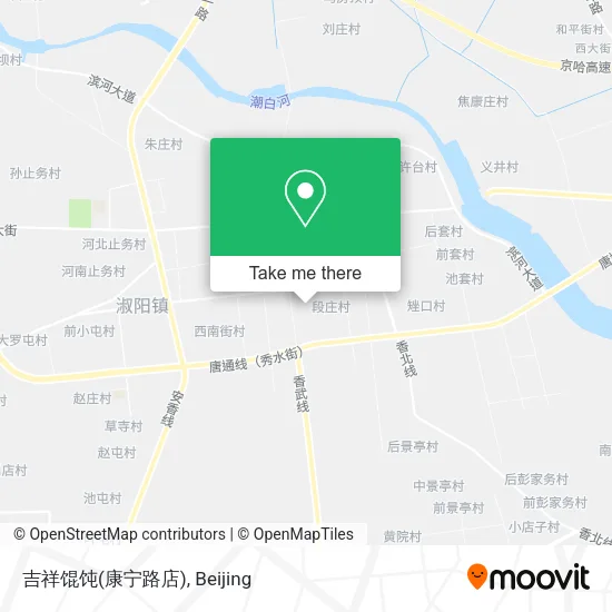 吉祥馄饨(康宁路店) map