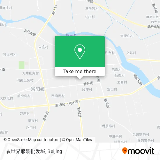 衣世界服装批发城 map