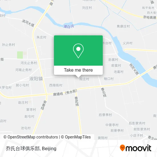 乔氏台球俱乐部 map