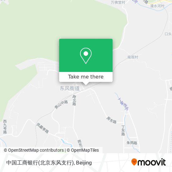 中国工商银行(北京东风支行) map