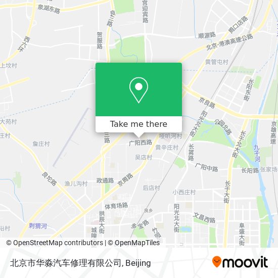 北京市华淼汽车修理有限公司 map
