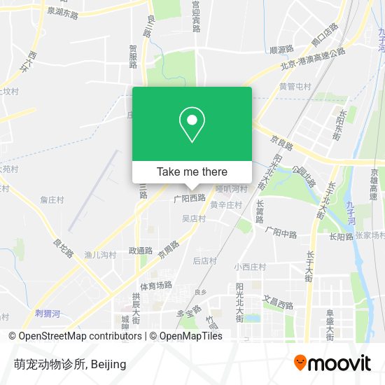 萌宠动物诊所 map