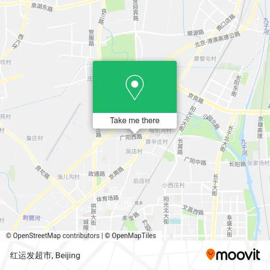 红运发超市 map