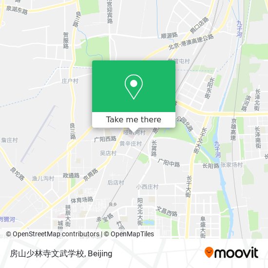 房山少林寺文武学校 map