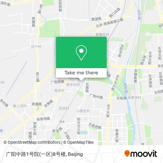 广阳中路1号院(一区)8号楼 map