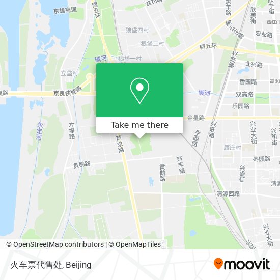 火车票代售处 map