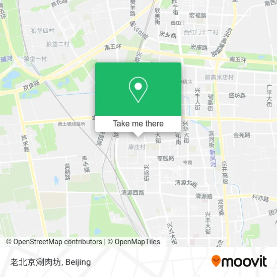 老北京涮肉坊 map