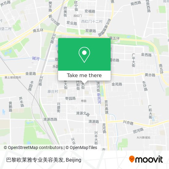 巴黎欧莱雅专业美容美发 map