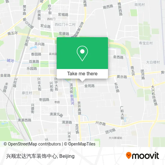 兴顺宏达汽车装饰中心 map