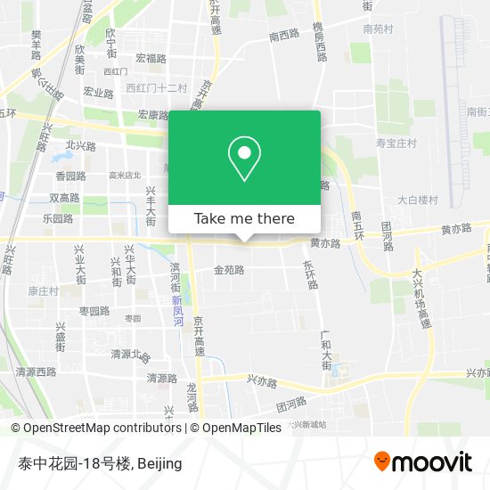 泰中花园-18号楼 map