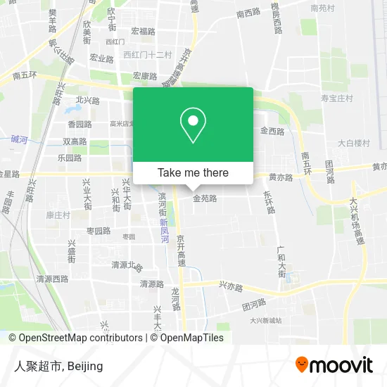 人聚超市 map
