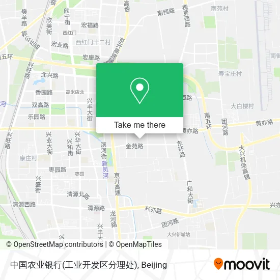 中国农业银行(工业开发区分理处) map