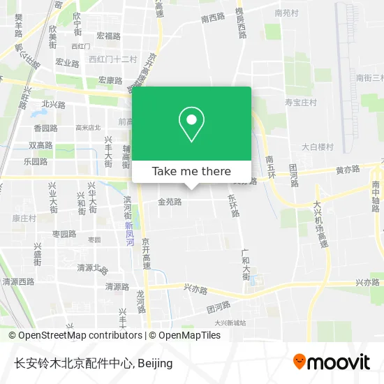 长安铃木北京配件中心 map