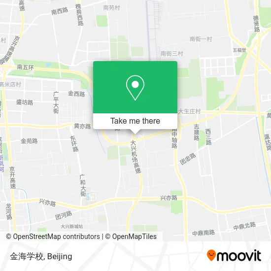 金海学校 map