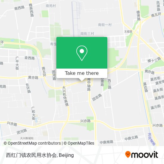 西红门镇农民用水协会 map