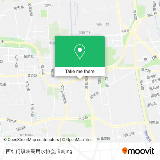 西红门镇农民用水协会 map