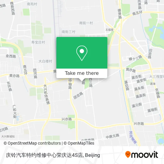 庆铃汽车特约维修中心荣庆达4S店 map