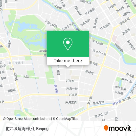 北京城建海梓府 map