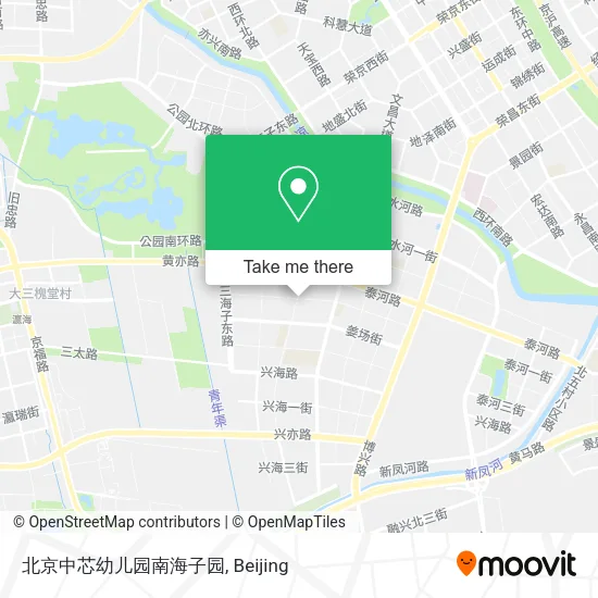 北京中芯幼儿园南海子园 map