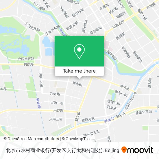北京市农村商业银行(开发区支行太和分理处) map