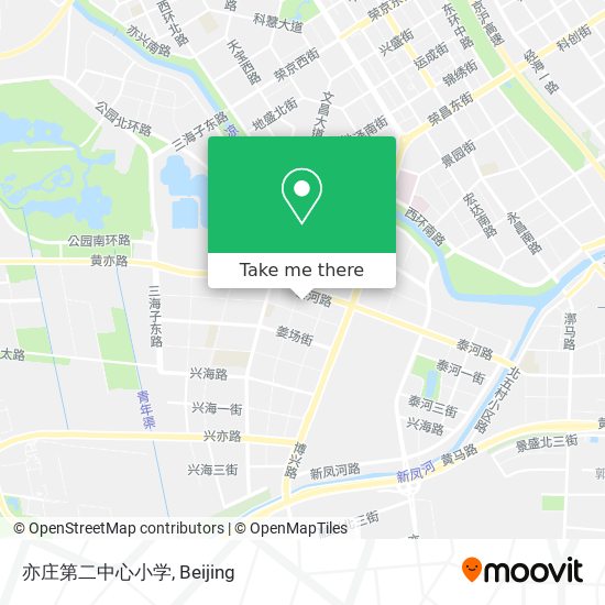 亦庄第二中心小学 map