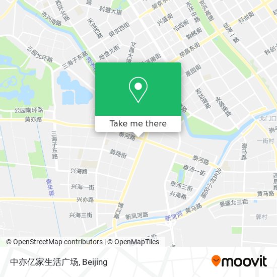 中亦亿家生活广场 map