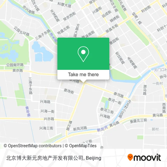 北京博大新元房地产开发有限公司 map