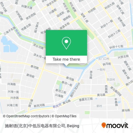 施耐德(北京)中低压电器有限公司 map