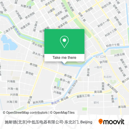 施耐德(北京)中低压电器有限公司-东北2门 map