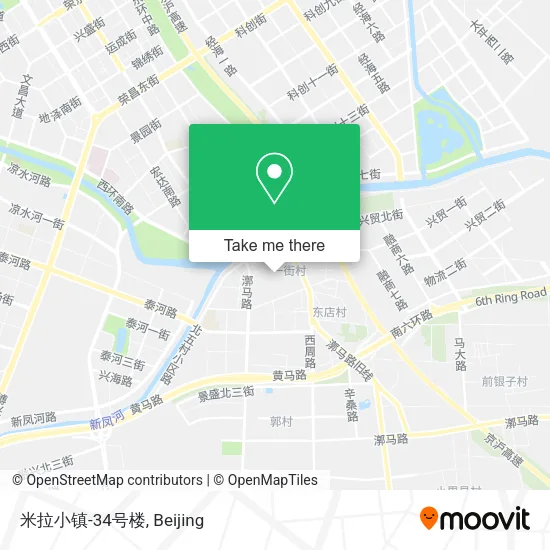 米拉小镇-34号楼 map