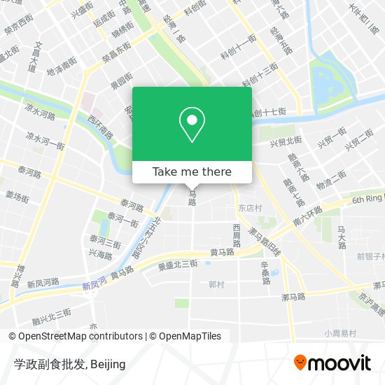 学政副食批发 map