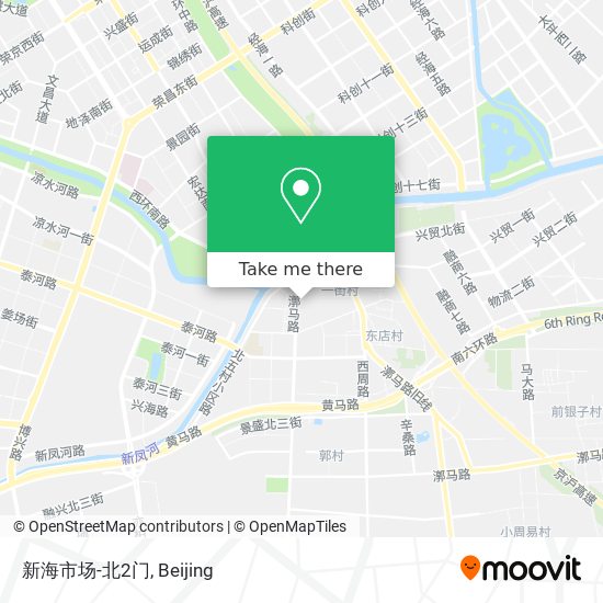 新海市场-北2门 map