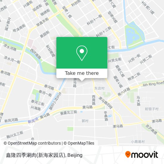 鑫隆四季涮肉(新海家园店) map