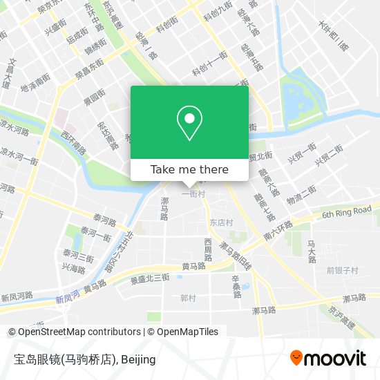 宝岛眼镜(马驹桥店) map