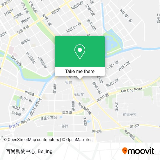 百尚购物中心 map