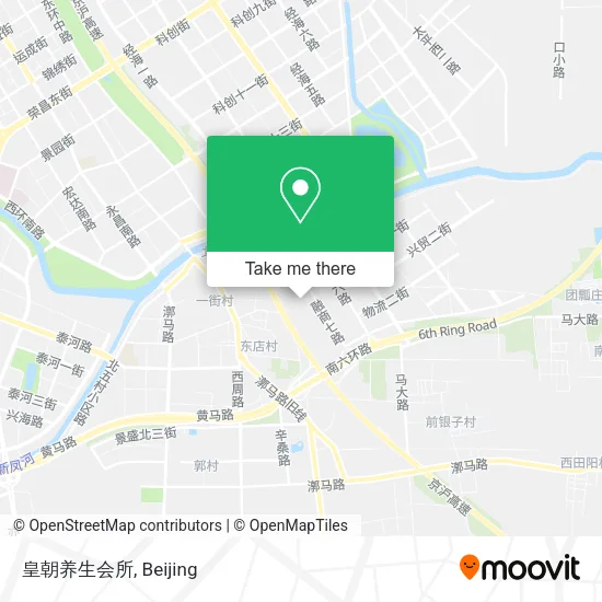 皇朝养生会所 map