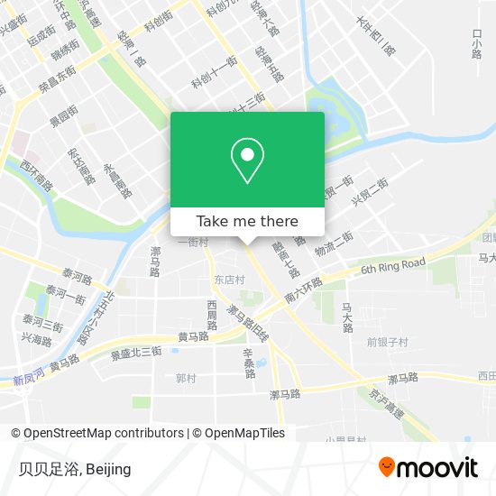 贝贝足浴 map