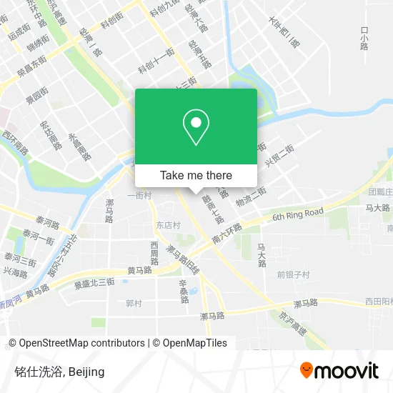 铭仕洗浴 map