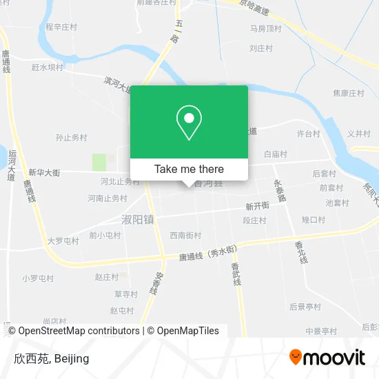 欣西苑 map