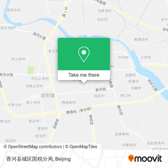 香河县城区国税分局 map