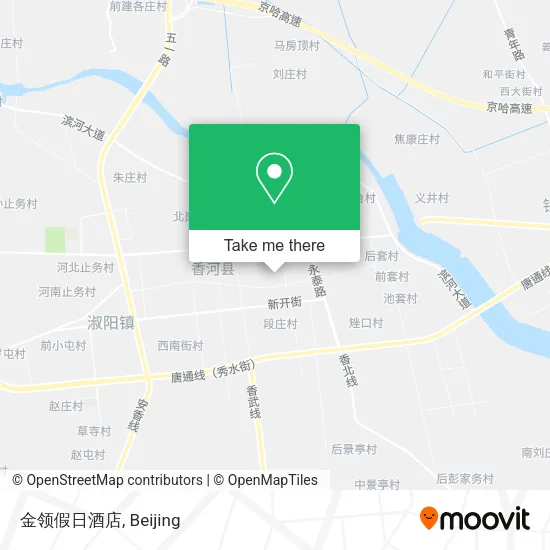 金领假日酒店 map